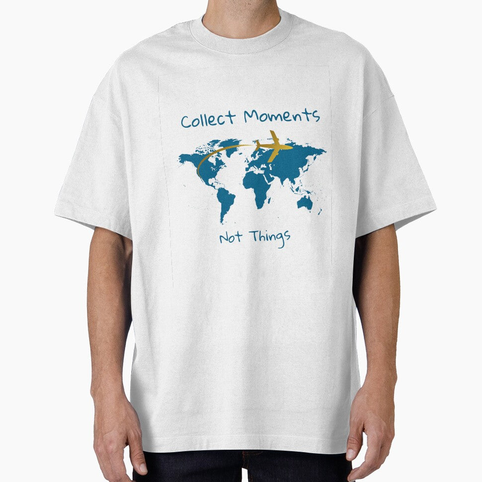 Collect Moments Not Things – Travel World Map Design by MIArt Studio T-Shirts, Hoodie, Sweatshirt | BlankRebels.com (Image 1)