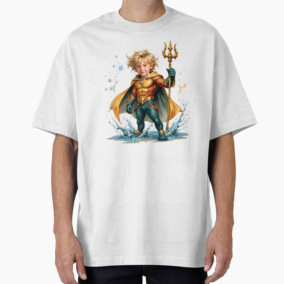 Aquaman-Inspired Superhero Kid Customizable Print by Platypus Pics T-Shirts, Hoodie, Sweatshirt | BlankRebels.com (Image 1)
