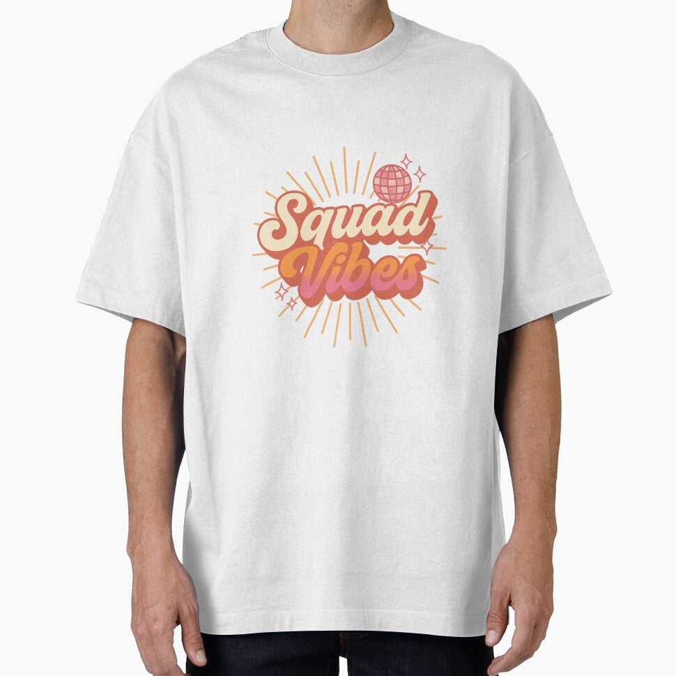 Squad Vibes – Matching Retro Bridesmaid Party Shirt Design by SashandSass Hoodie, Sweatshirt | BlankRebels.com (Image 1)