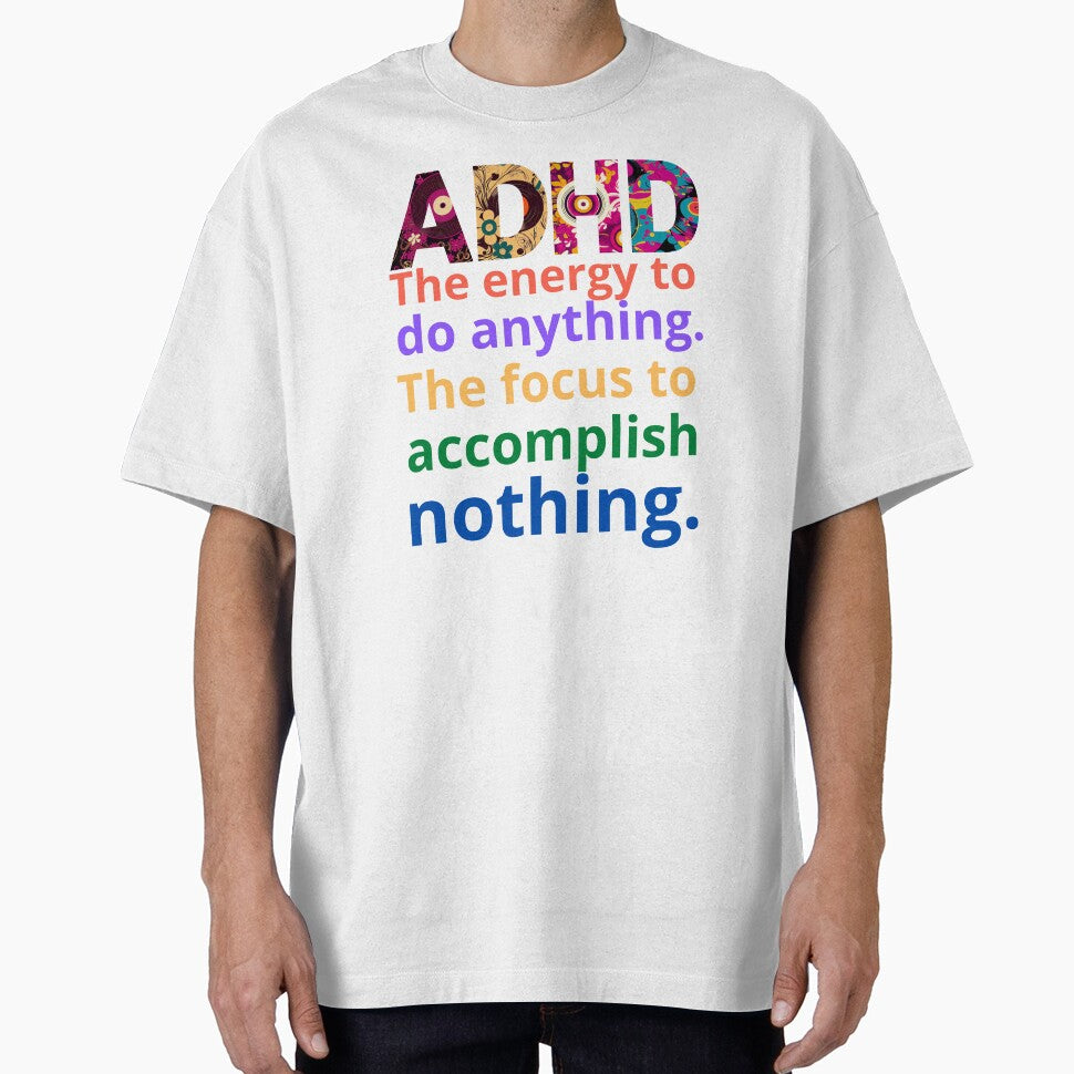ADHD Symptoms by BuraxisQuotes T-Shirts, Hoodie, Sweatshirt | BlankRebels.com (Image 1)