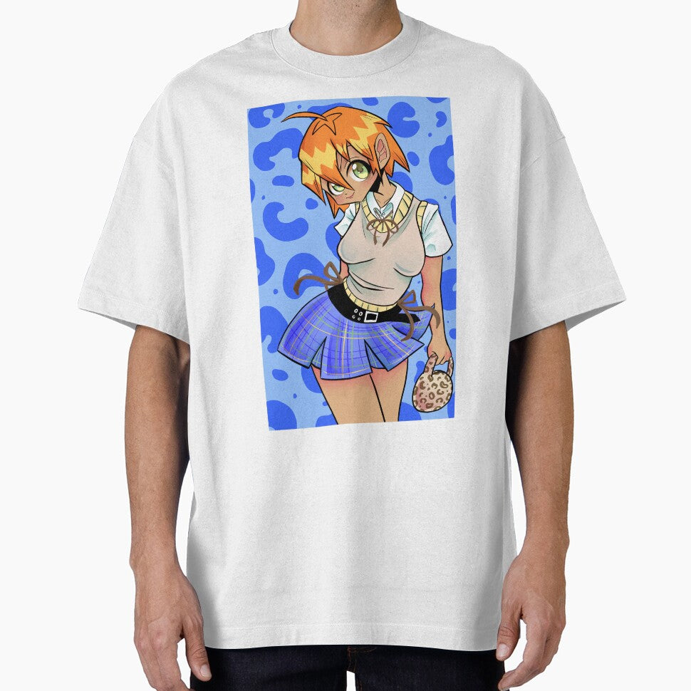 Y2k anime leopard print by gross-girl99 T-Shirts, Hoodie, Sweatshirt | BlankRebels.com (Image 1)