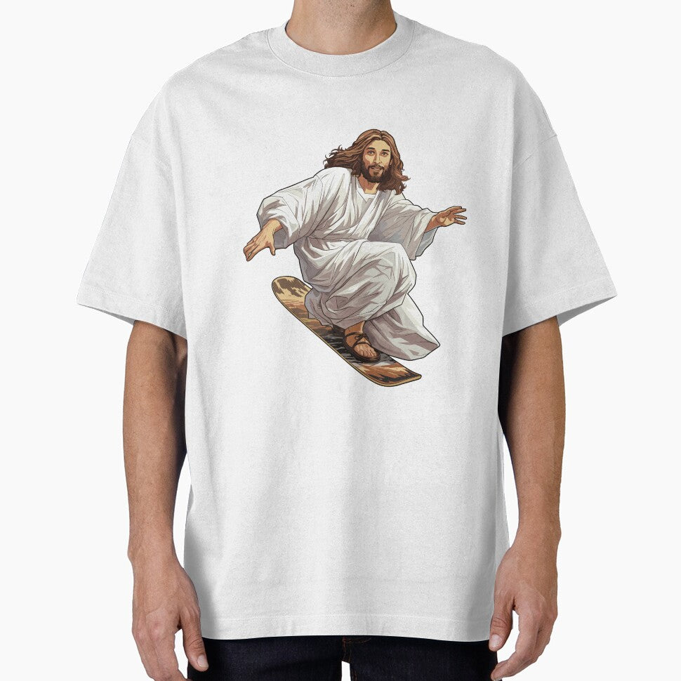 Jesus Skate, Jesus On A Skateboard by Edeljveys T-Shirts, Hoodie, Sweatshirt | BlankRebels.com (Image 1)