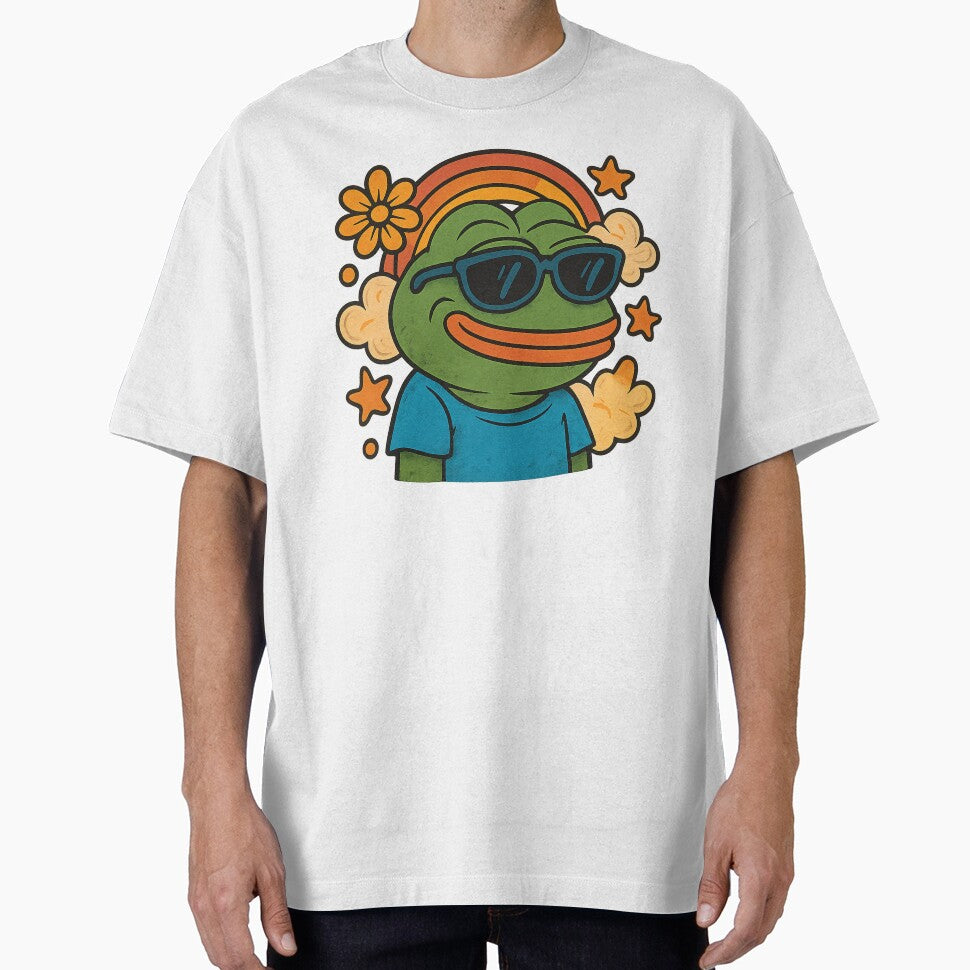 Such Chill – Pepe the Frog Meme Vibes Design by GirlyPopped T-Shirts, Hoodie, Sweatshirt | BlankRebels.com (Image 1)
