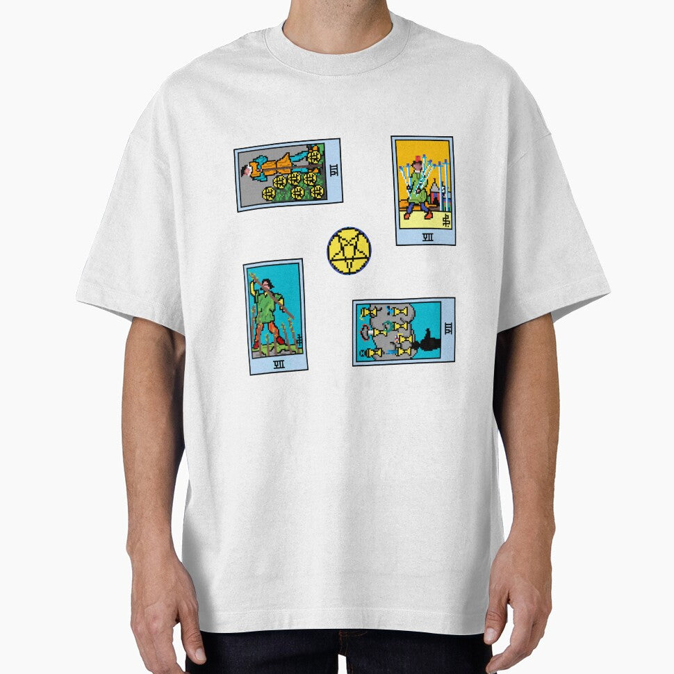 Pixel Waite Tarot Minor Arcana Sevens - 80th Sticker Pack and Magnets by Pixel Waite T-Shirts, Hoodie, Sweatshirt (Image 1)