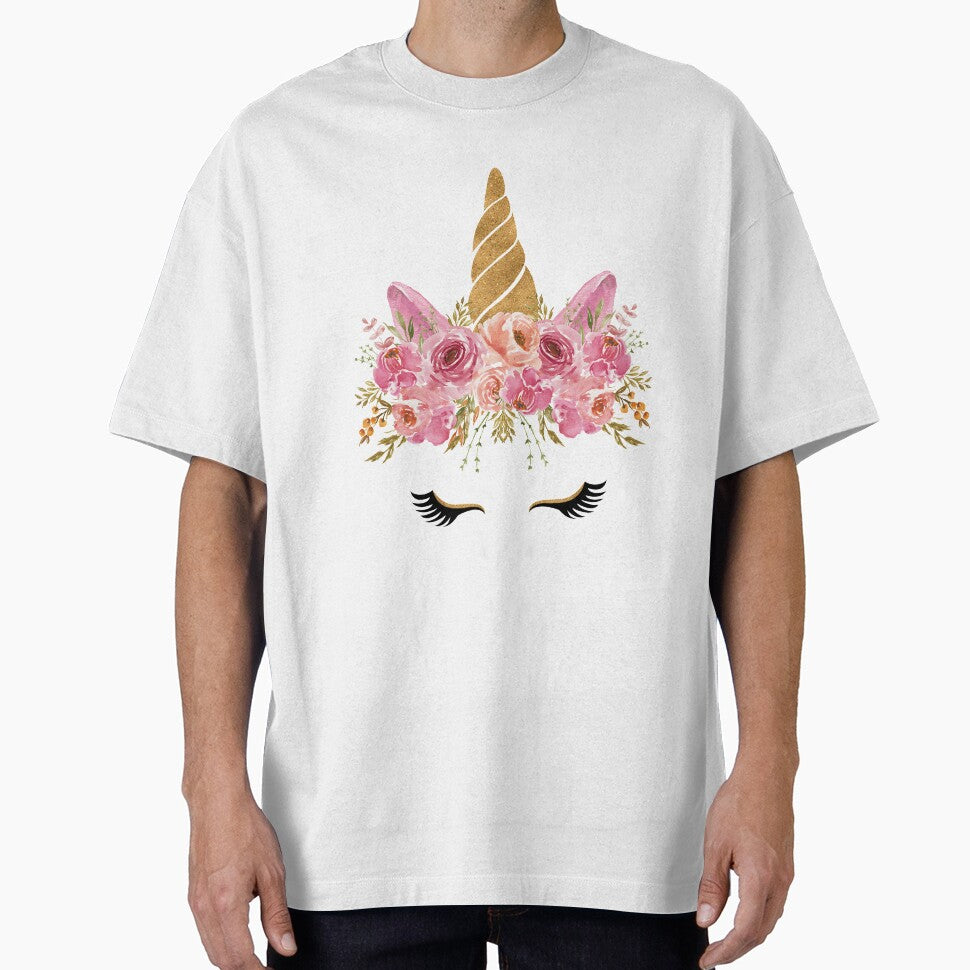 Unicorn Head Pretty Rose Flowers Horn by Simplyy  Unique T-Shirts, Hoodie, Sweatshirt | BlankRebels.com (Image 1)