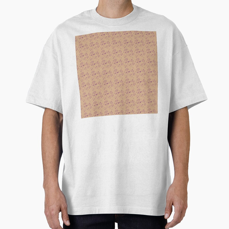 Abstract Orange Floral Pattern by antevasinart T-Shirts, Hoodie, Sweatshirt | BlankRebels.com (Image 1)