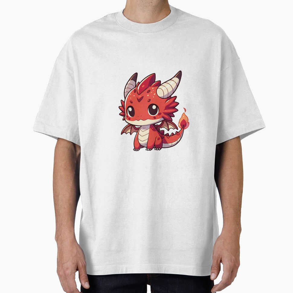 Cute kawaii red dragon by ArtandSmile T-Shirts, Hoodie, Sweatshirt | BlankRebels.com (Image 1)