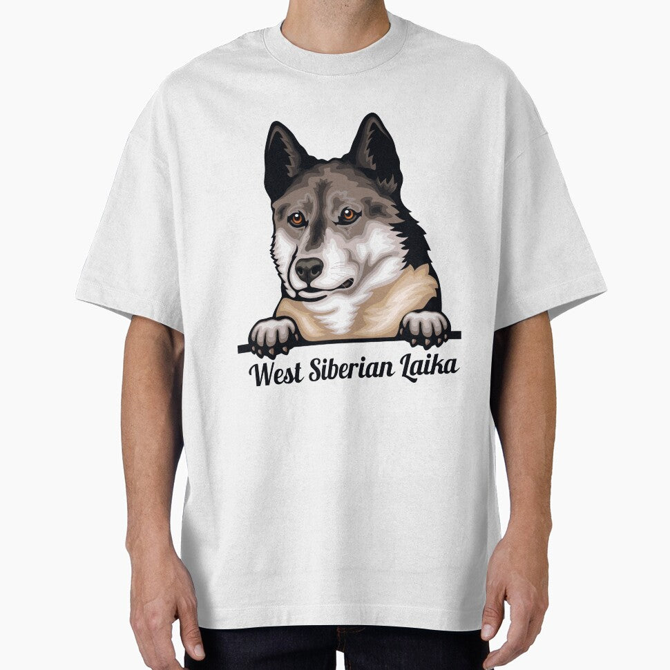 West Siberian Laika, first space dog  Soviet vintage space by Designandlove T-Shirts, Hoodie, Sweatshirt (Image 1)