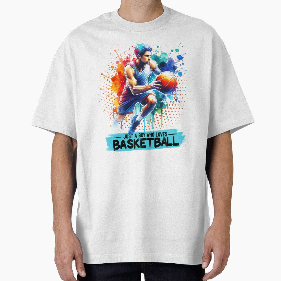 Just a Boy Who Loves Basketball : Dribbling by Eksama Design T-Shirts, Hoodie, Sweatshirt | BlankRebels.com (Image 1)
