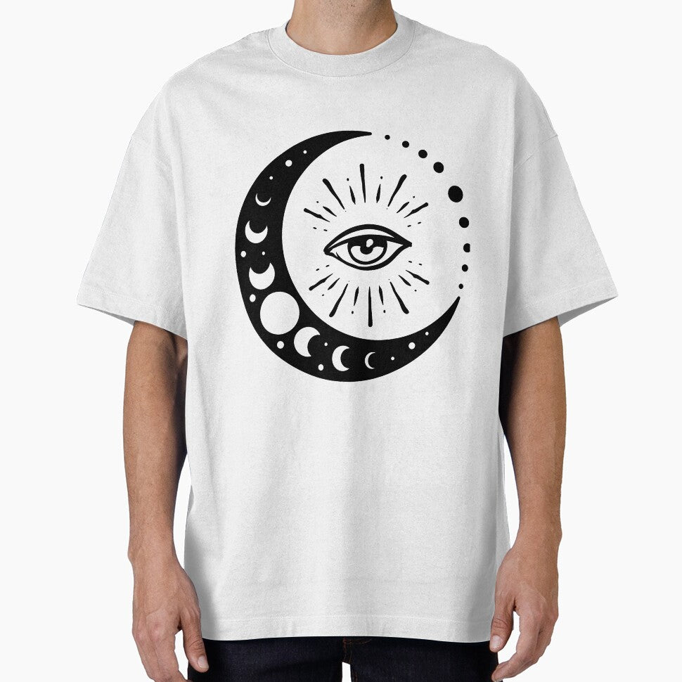 All Seeing Eye with the Moon Phase by ParaStickers T-Shirts, Hoodie, Sweatshirt | BlankRebels.com (Image 1)