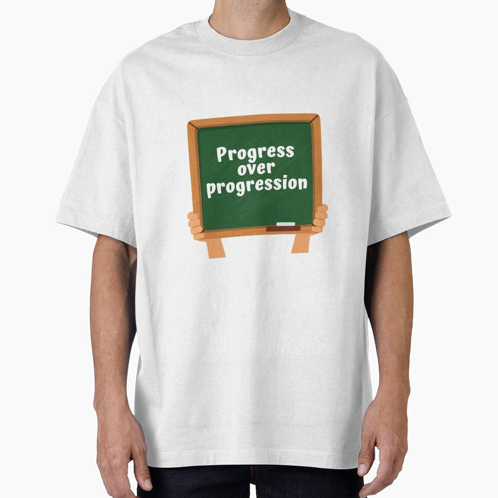 Motivational Progress Over Perfection Back To School Teacher by Water Flick T-Shirts, Hoodie, Sweatshirt (Image 1)