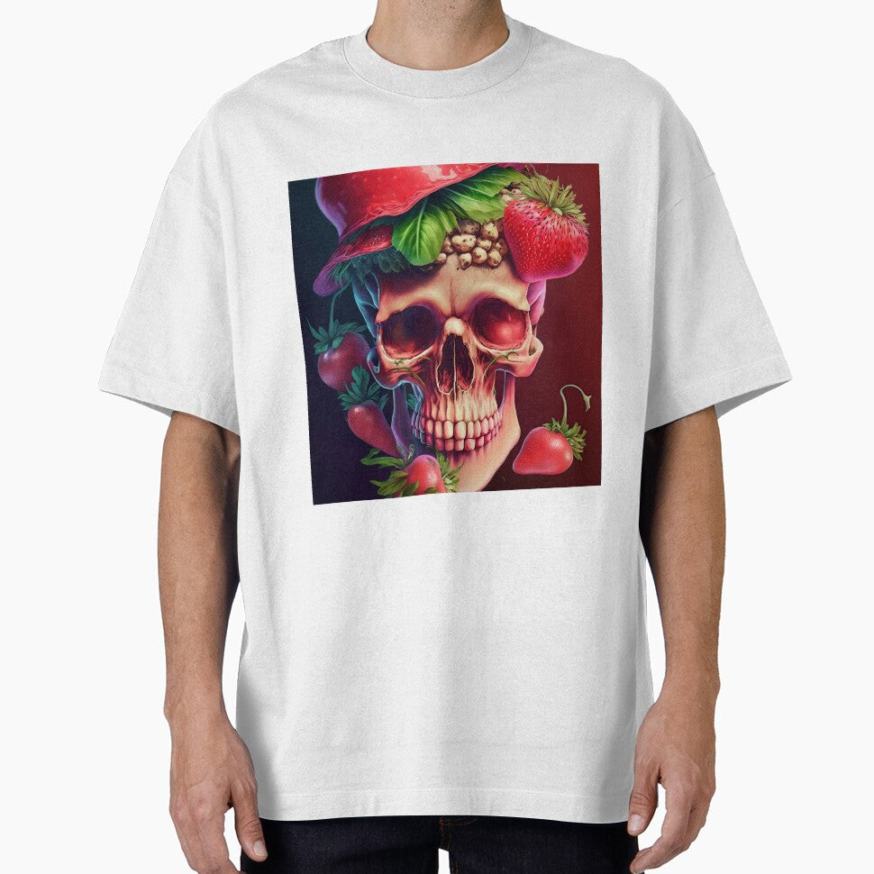 skull with strawberries by IA-Power T-Shirts, Hoodie, Sweatshirt | BlankRebels.com (Image 1)