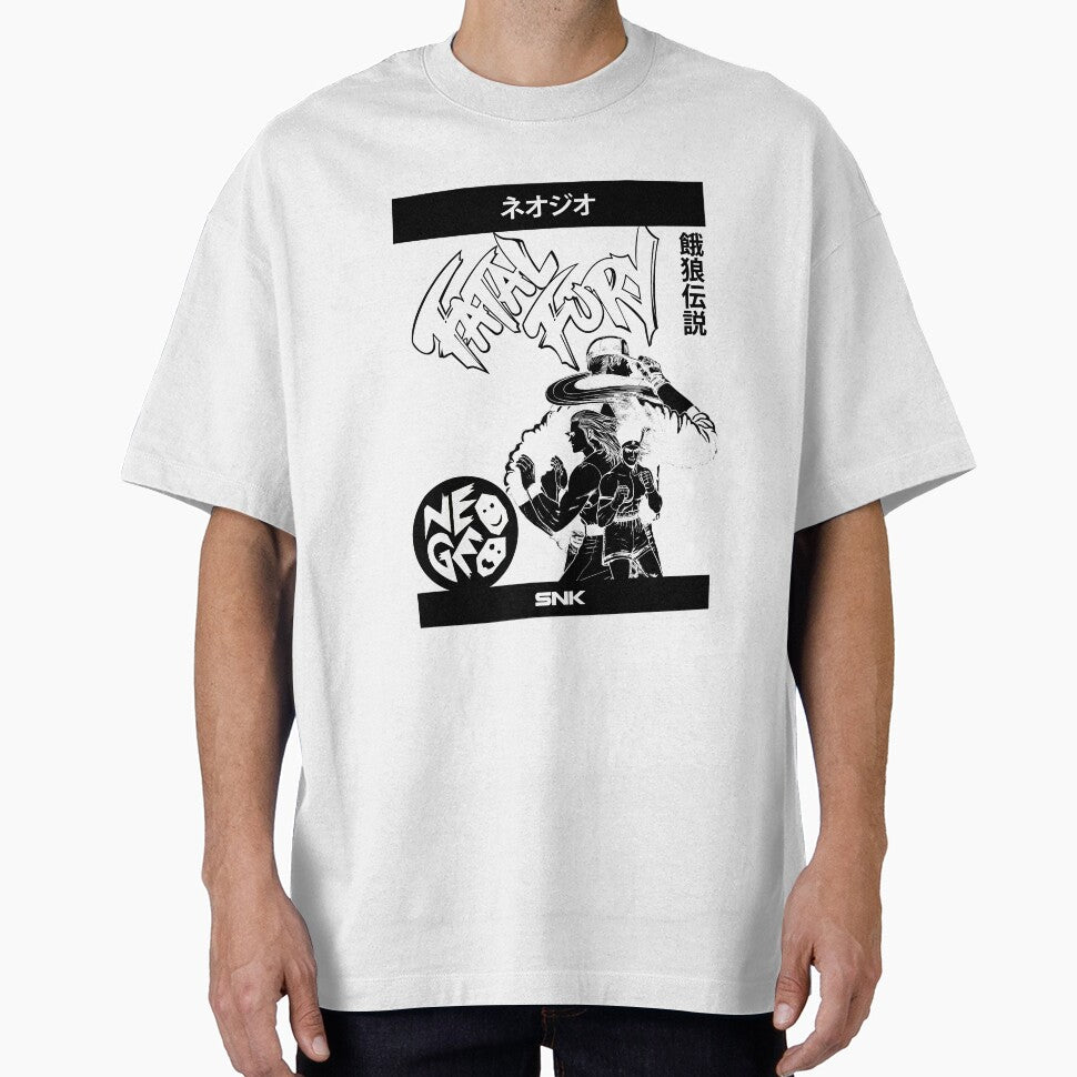 Neo Geo SNK Fatal Fury Retro Gaming Artwork Design By Lilly and Mae by lillyandmae T-Shirts, Hoodie, Sweatshirt (Image 1)