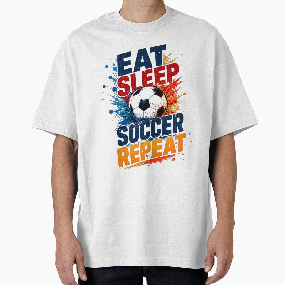 Eat Sleep Soccer Repeat – Passion Lifestyle Design by ABLAT-CREATIONS