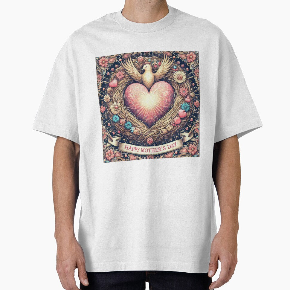Mother Bird Heart Nest Mothers Day by Illuministique T-Shirts, Hoodie, Sweatshirt | BlankRebels.com (Image 1)