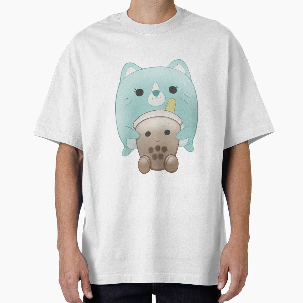 Kitty Bubble Tea by crystalhanley T-Shirts, Hoodie, Sweatshirt | BlankRebels.com (Image 1)