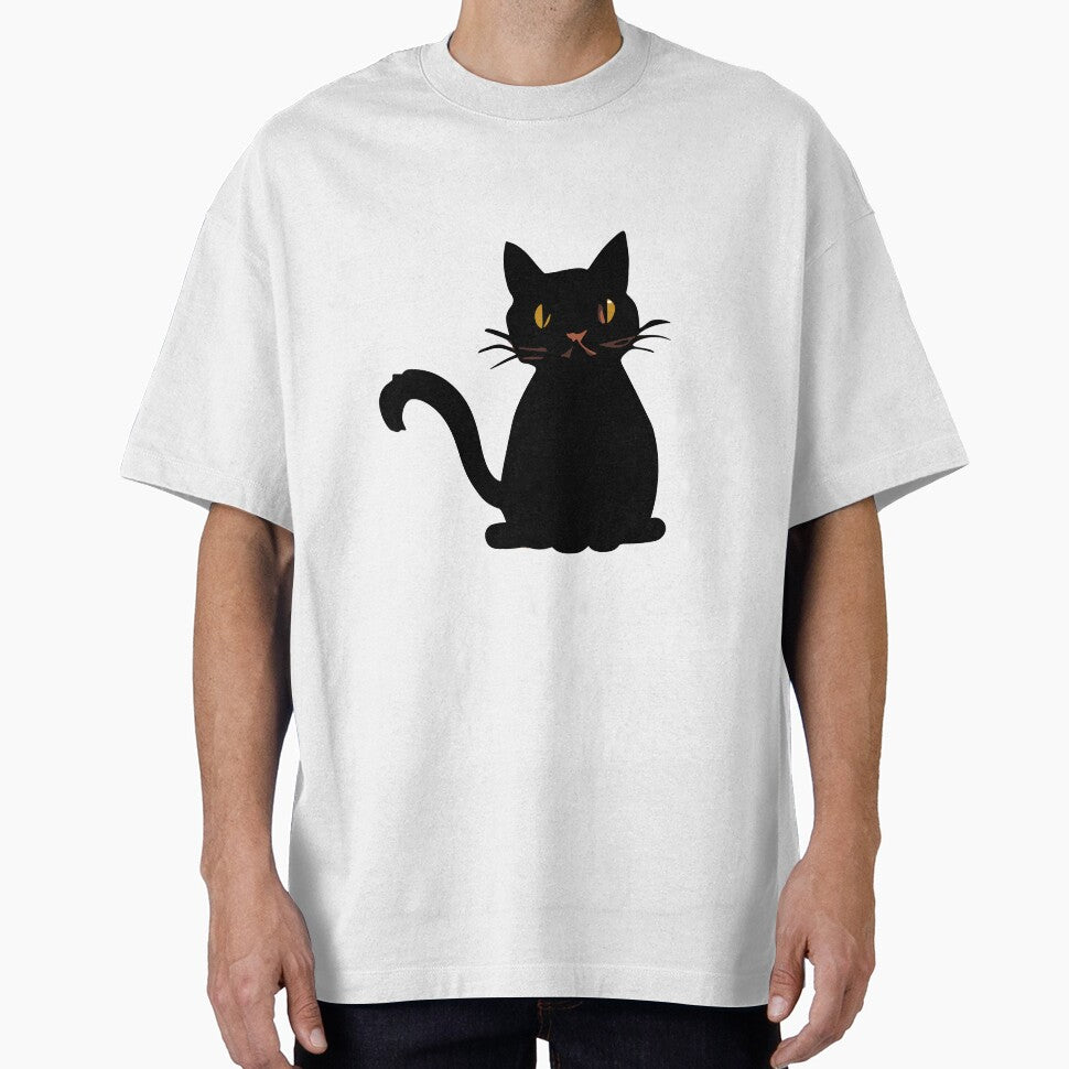 Black Halloween Cat by SamJanner T-Shirts, Hoodie, Sweatshirt | BlankRebels.com (Image 1)