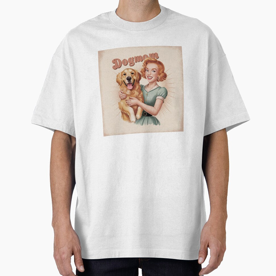 Dogmom Woman Golden Retriever Labrador Vintage Retro Dog Ginger by OliviiaBee T-Shirts, Hoodie, Sweatshirt (Image 1)
