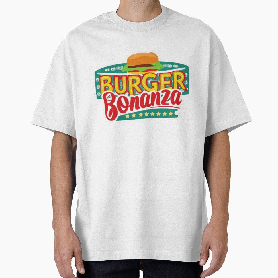 BURGER BONANZA HAMBURGER FAST FOOD by KENYA  HOGAN T-Shirts, Hoodie, Sweatshirt | BlankRebels.com (Image 1)