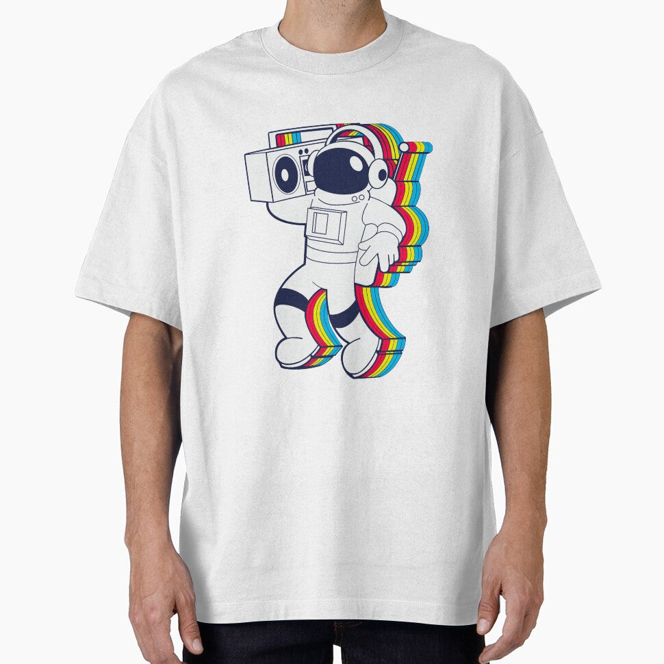 Astronaut with a boombox by gwendolyndon T-Shirts, Hoodie, Sweatshirt | BlankRebels.com (Image 1)