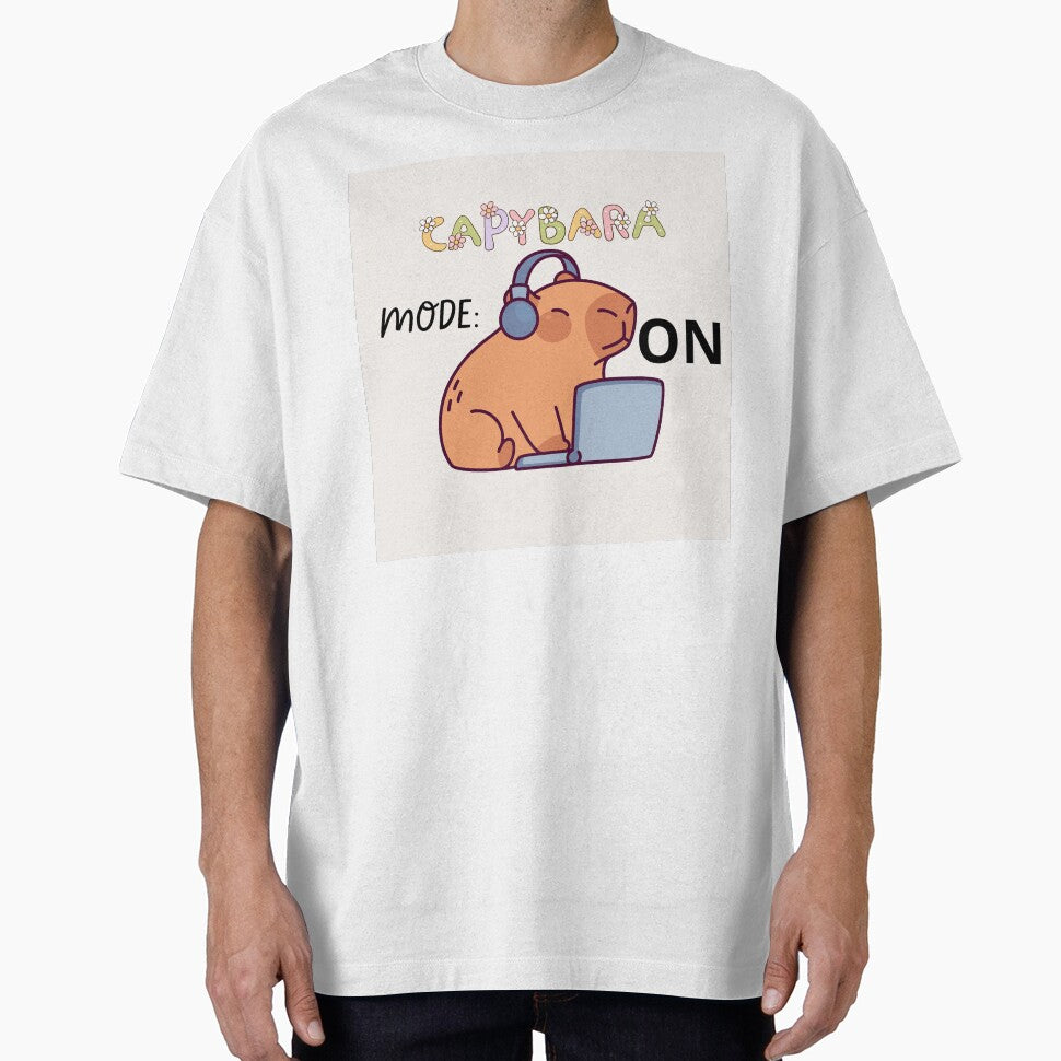 Capybara mode On by Cute Wolf T-Shirts, Hoodie, Sweatshirt | BlankRebels.com (Image 1)