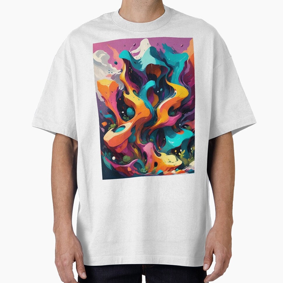 Large Colorful Abstract Art by Esterlane T-Shirts, Hoodie, Sweatshirt | BlankRebels.com (Image 1)