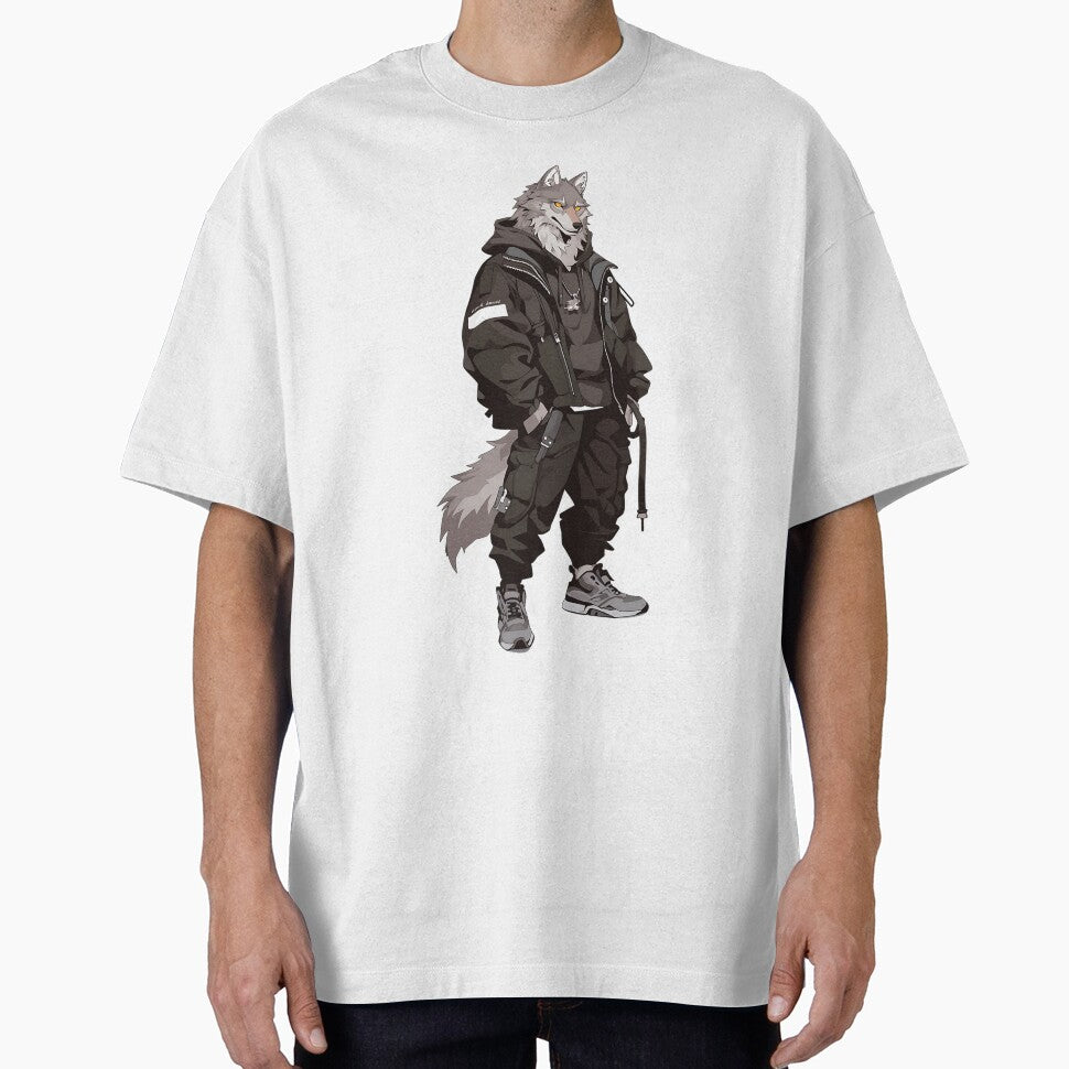 Streetwear Wolf Edgy Look by bapupa T-Shirts, Hoodie, Sweatshirt | BlankRebels.com (Image 1)