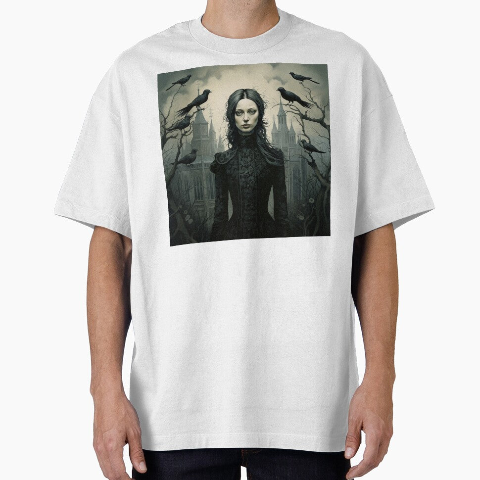 gothic art portrait digital print by dcrc T-Shirts, Hoodie, Sweatshirt | BlankRebels.com (Image 1)