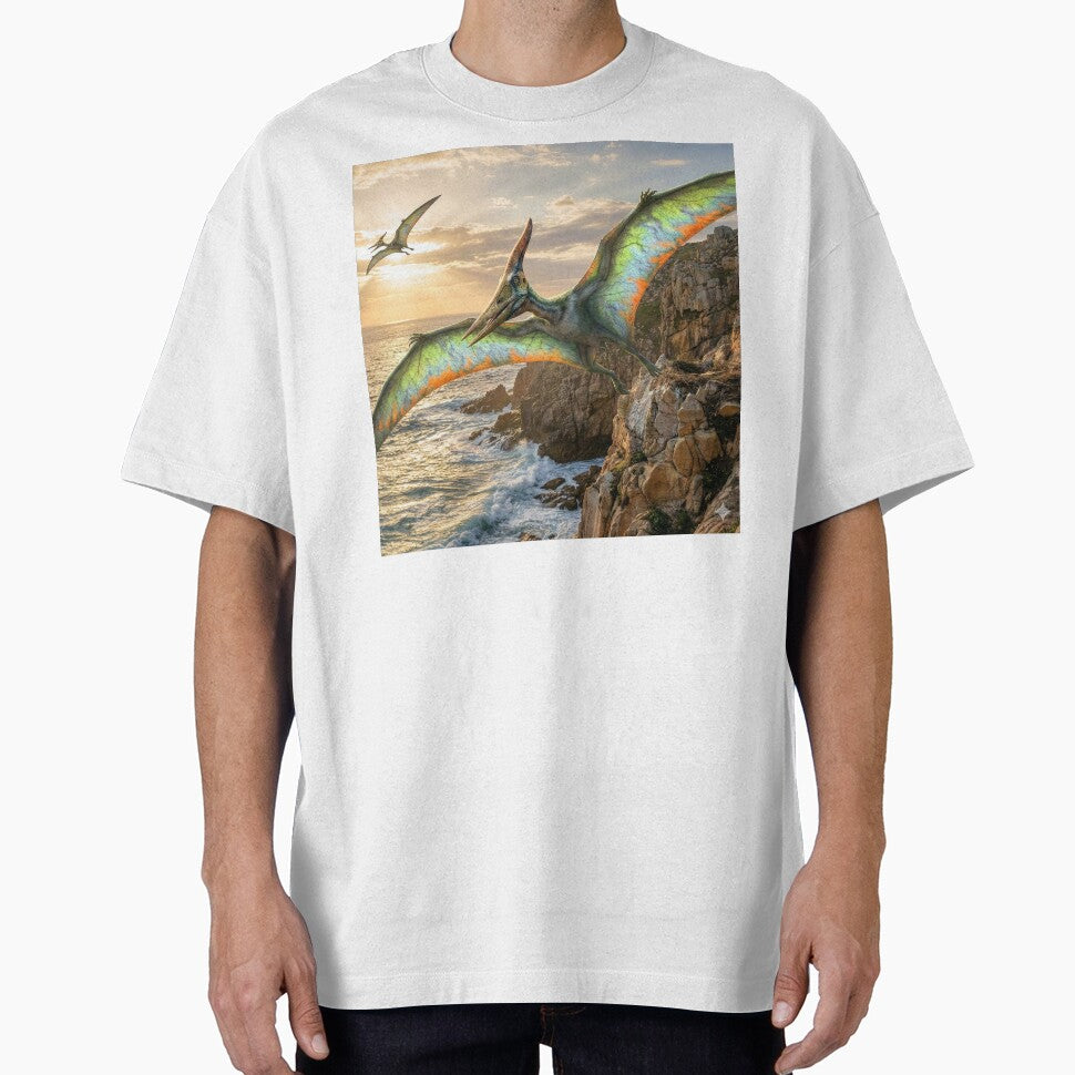 Colorful Dinosaur: Pteranodon by Tridentulus T-Shirts, Hoodie, Sweatshirt | BlankRebels.com (Image 1)