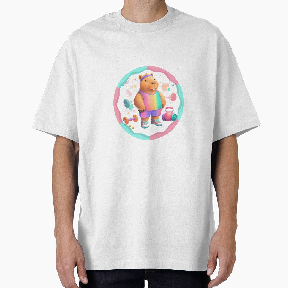 Fit Capybara - Stay Motivated! by JRprojects T-Shirts, Hoodie, Sweatshirt | BlankRebels.com (Image 1)