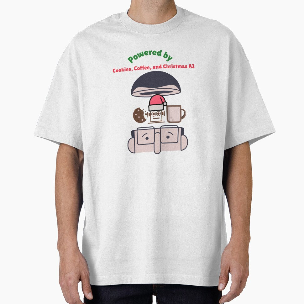 Powered by Cookies, Coffee, and Christmas AI by FWAHAB T-Shirts, Hoodie, Sweatshirt | BlankRebels.com (Image 1)