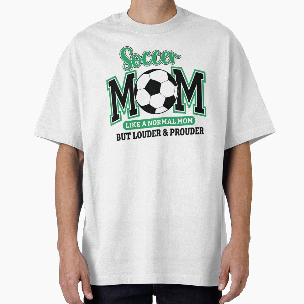 Soccer Mom Loud and Proud Typography Design by haitrieuic96