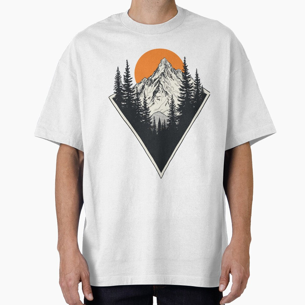 Sunset Mountain Triangle by Valascanza T-Shirts, Hoodie, Sweatshirt | BlankRebels.com (Image 1)