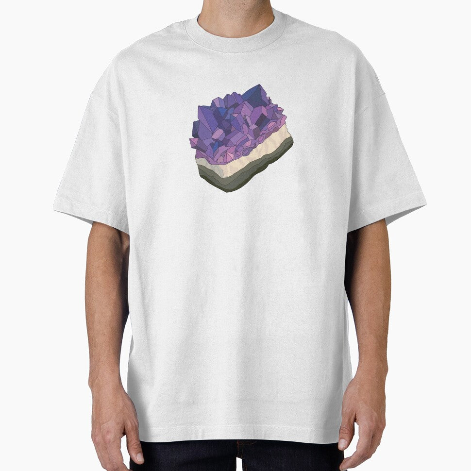 Amethyst Geode Illustration Art by rosie.laguna T-Shirts, Hoodie, Sweatshirt | BlankRebels.com (Image 1)