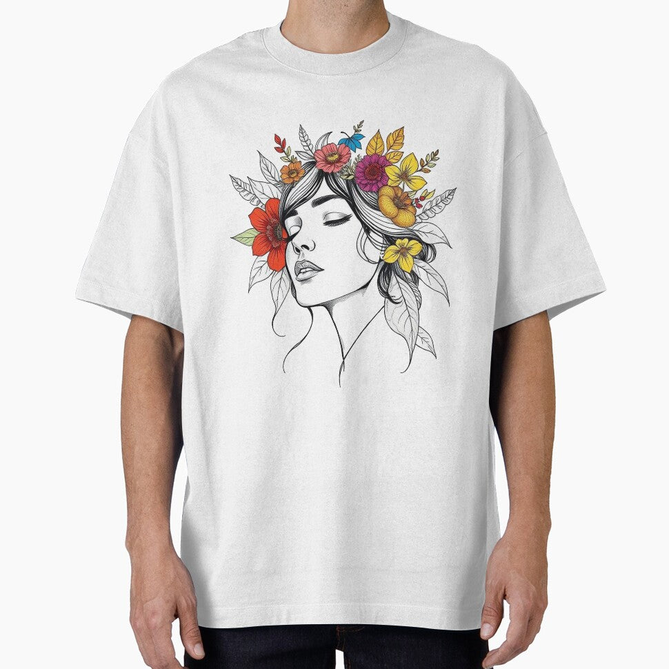 Hand Drawn Surreal Woman by darksagas T-Shirts, Hoodie, Sweatshirt | BlankRebels.com (Image 1)