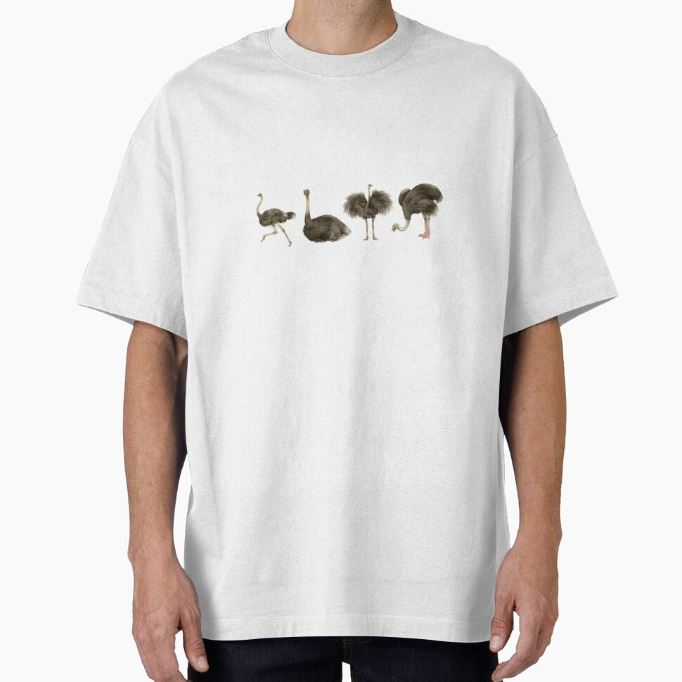 ostrich Pattern minimalist by JJB-Designs T-Shirts, Hoodie, Sweatshirt | BlankRebels.com (Image 1)