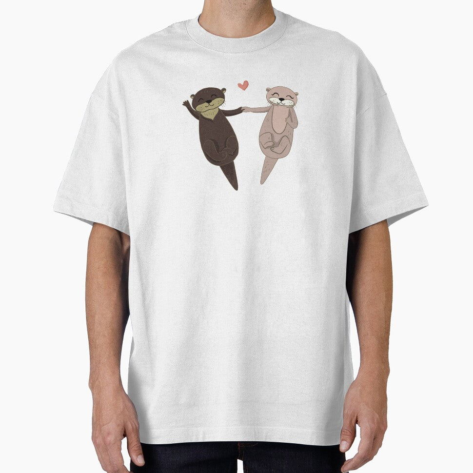 Otters Holding Hands by Epixsphere T-Shirts, Hoodie, Sweatshirt | BlankRebels.com (Image 1)