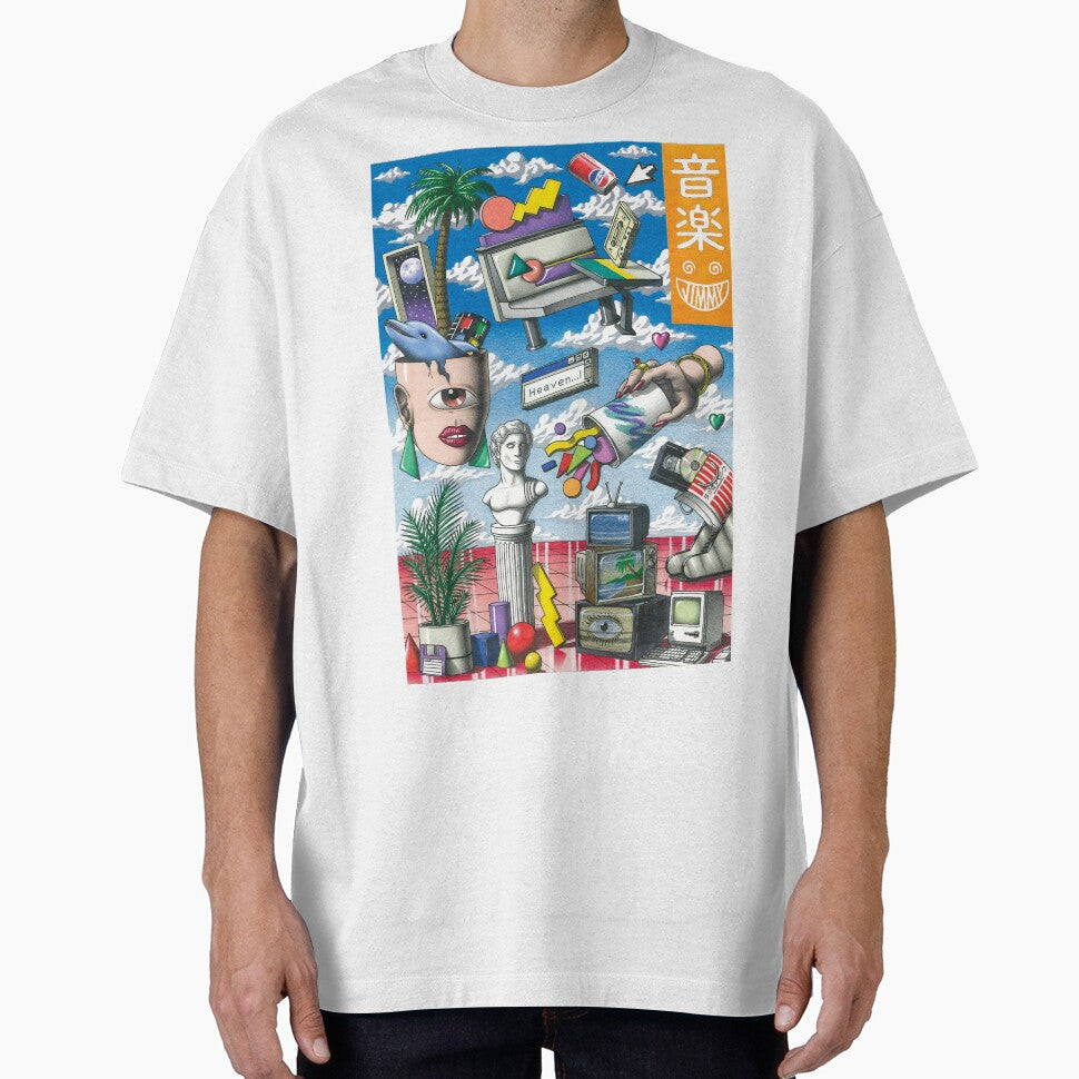 M U S I C (VAPORWAVE PIECE) by Jimmy  Alonzo T-Shirts, Hoodie, Sweatshirt | BlankRebels.com (Image 1)