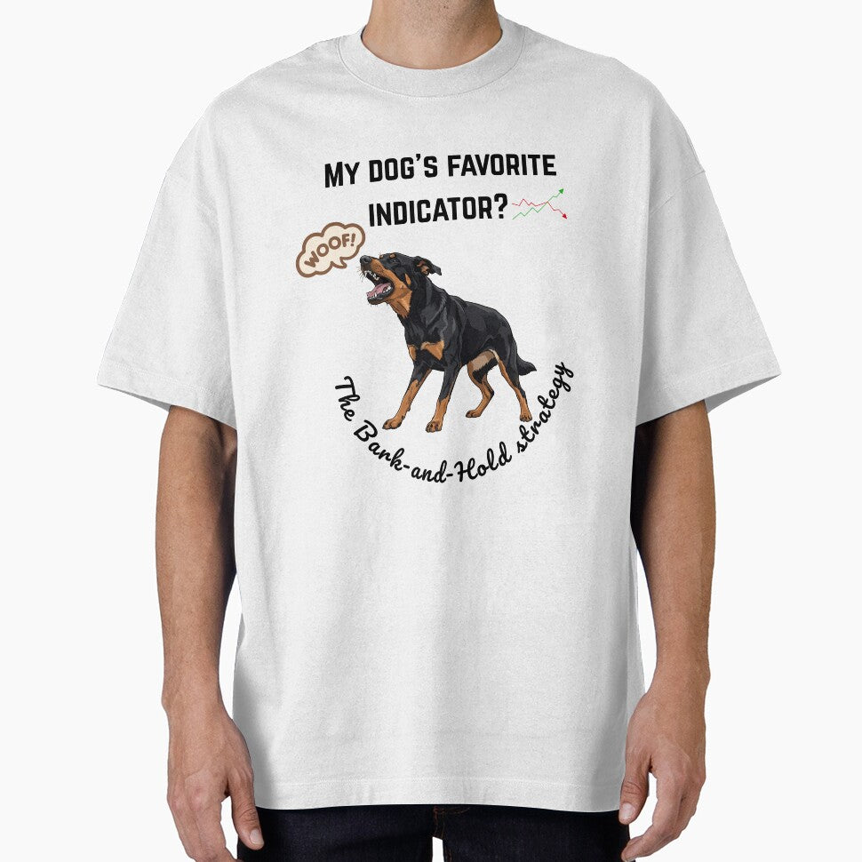 Bark-and-Hold Strategy – Funny Trader Dog Quote by Kovrika T-Shirts, Hoodie, Sweatshirt | BlankRebels.com (Image 1)