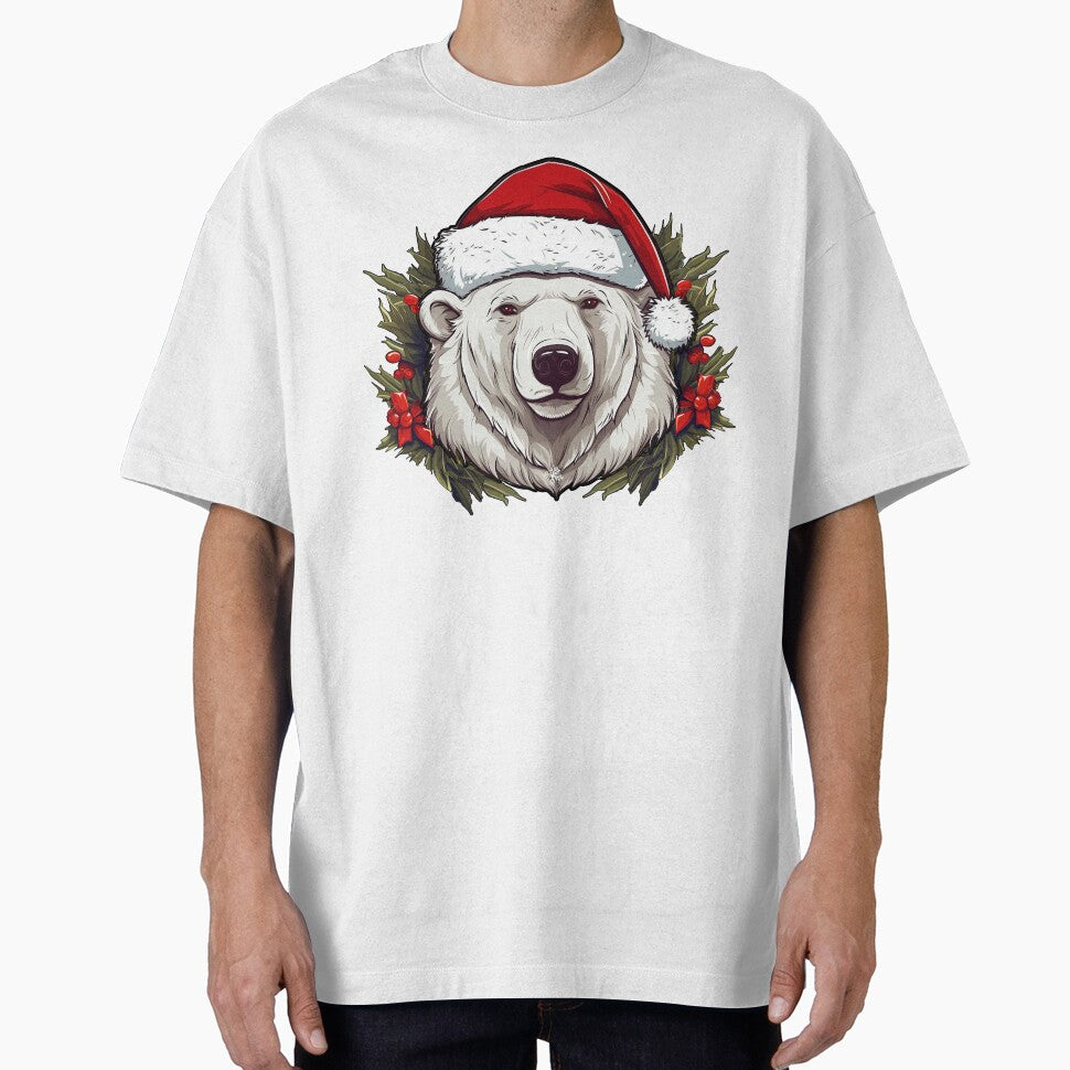 Adorable Christmas Bear donning a Santa Claus hat by MOA-trends