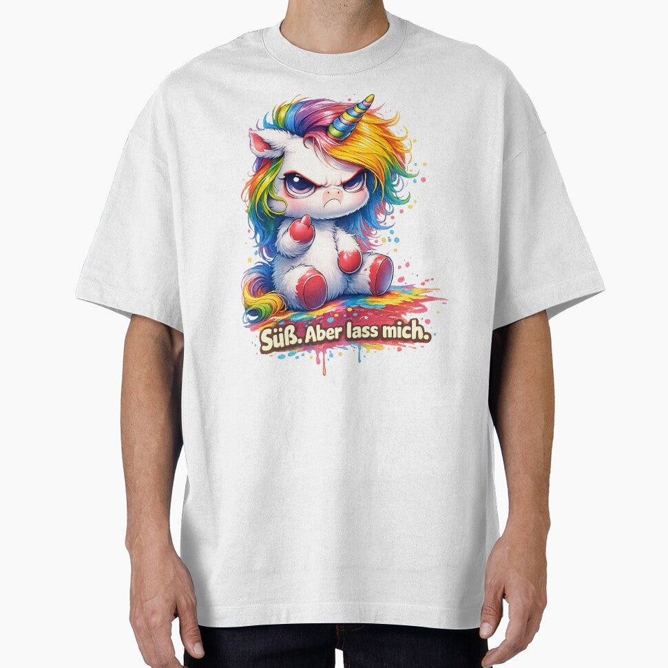 Cute. But leave me alone. – Grumpy Unicorn Design | Funny Unicorn Shirt & Gift by Tinosshop Hoodie, Sweatshirt (Image 1)