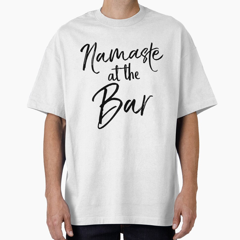 Namaste at the Bar Cute Yoga Quote by TNDesignStudio T-Shirts, Hoodie, Sweatshirt | BlankRebels.com (Image 1)
