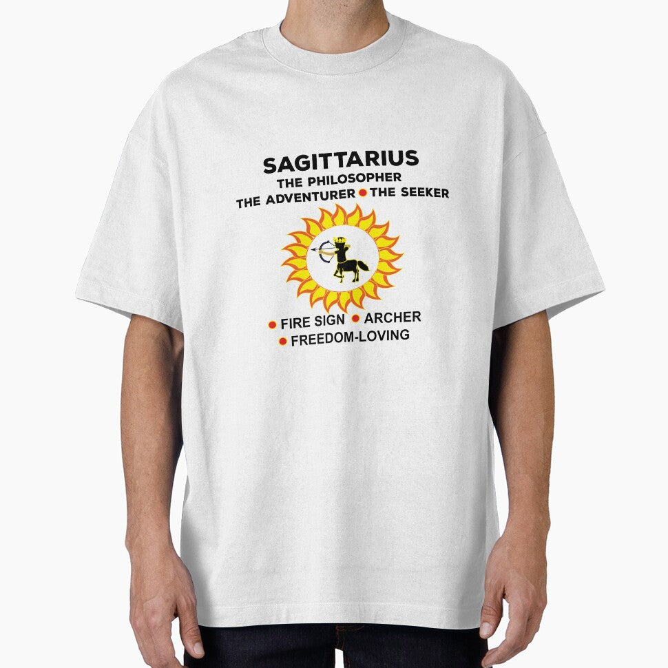 Sagittarius Fire Sign by Nisha Prabhu T-Shirts, Hoodie, Sweatshirt | BlankRebels.com (Image 1)