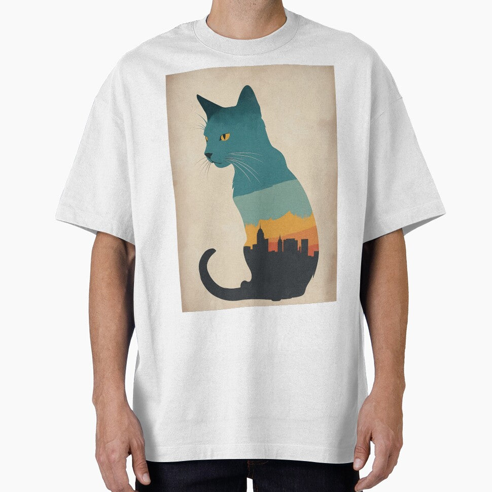 Retro Halloween Cat by Empangkali T-Shirts, Hoodie, Sweatshirt | BlankRebels.com (Image 1)