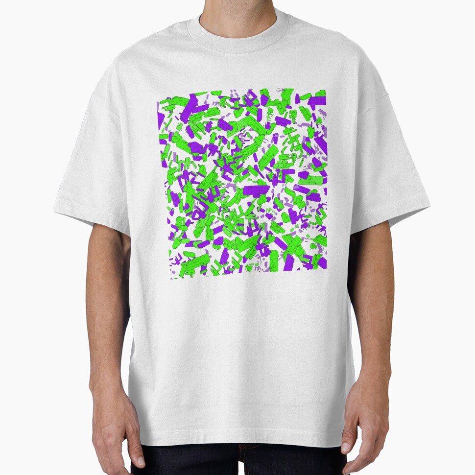 Neon genesis -sci fi art - green purple by Thecolorschemer