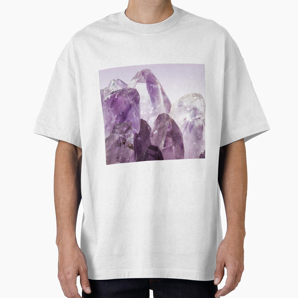 Amethyst Crystal Pattern by Julia McMullen T-Shirts, Hoodie, Sweatshirt | BlankRebels.com (Image 1)
