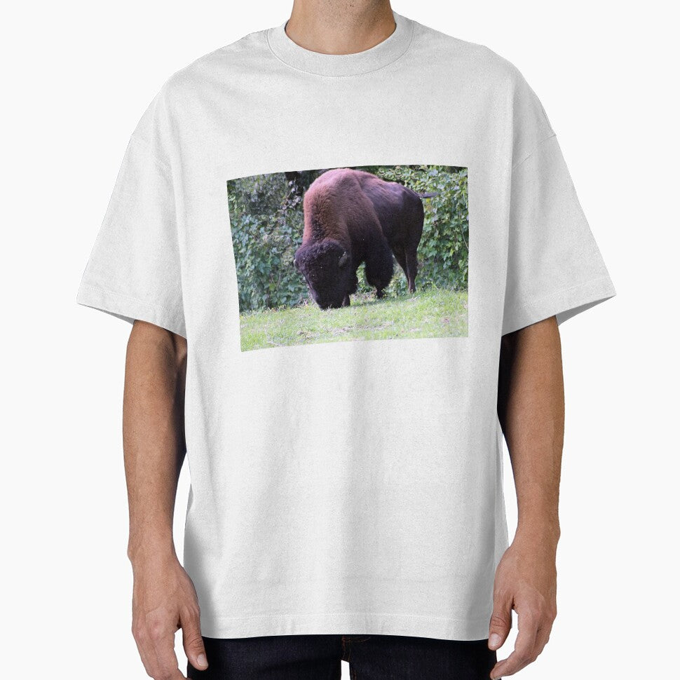 BISON GRAZING by BOLLA67 T-Shirts, Hoodie, Sweatshirt | BlankRebels.com (Image 1)