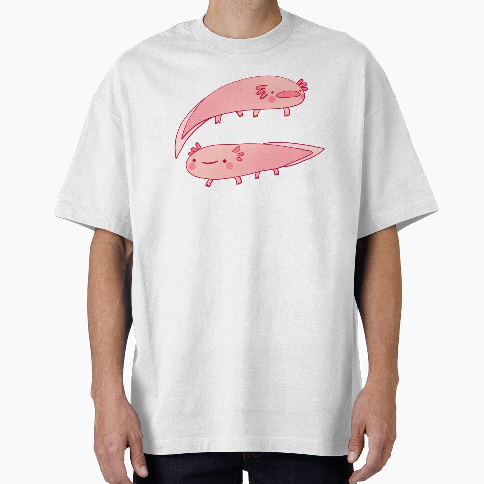 Cute axolotls illustration by Mayarart T-Shirts, Hoodie, Sweatshirt | BlankRebels.com (Image 1)