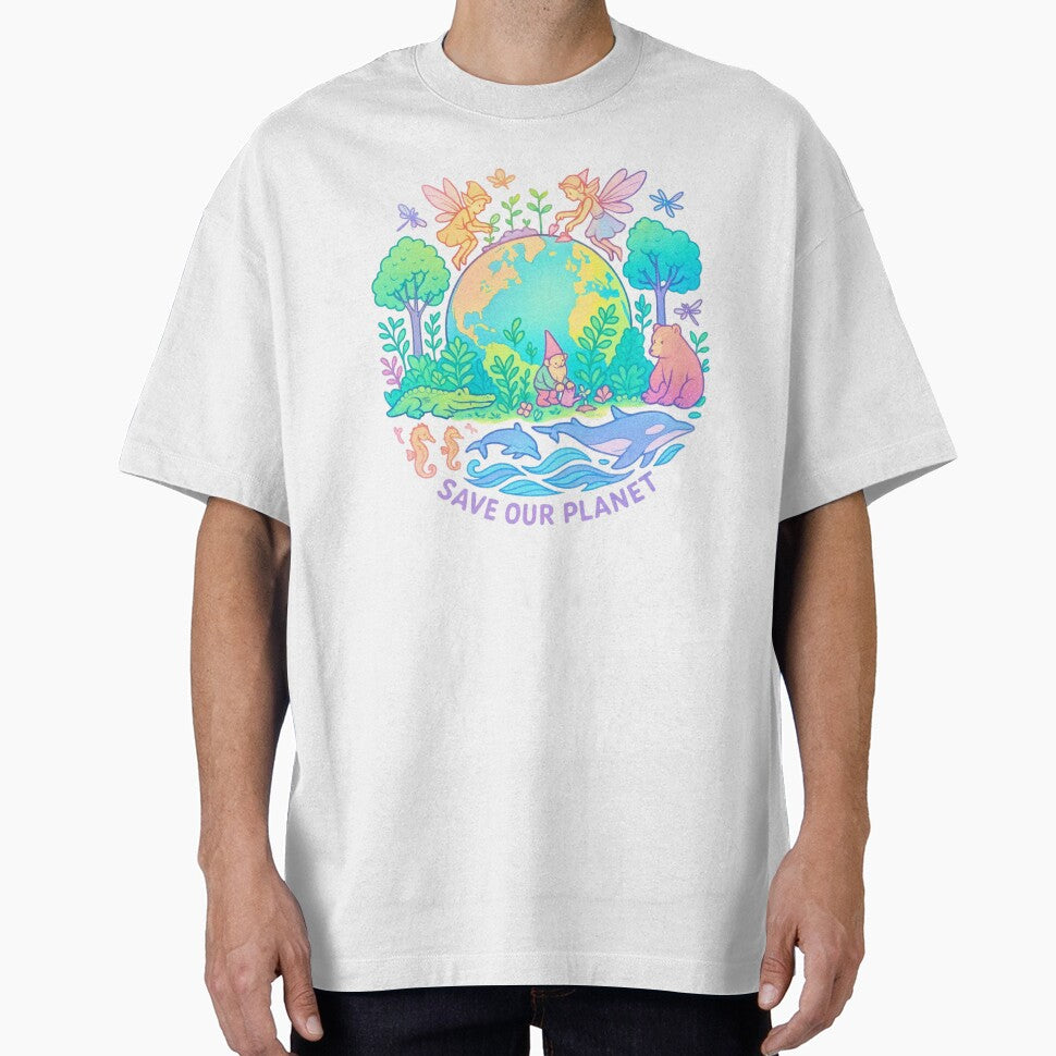 Save our Planet emblem by CandyMS T-Shirts, Hoodie, Sweatshirt | BlankRebels.com (Image 1)