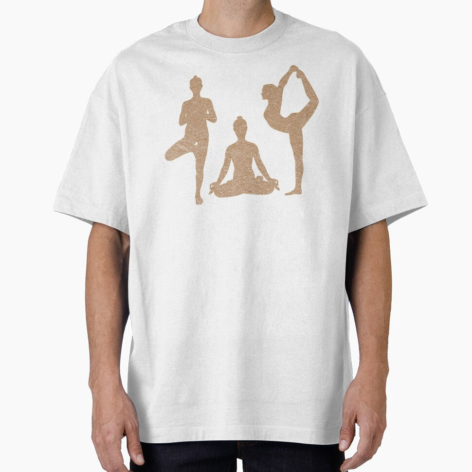 Three Yoga Poses: Tree, Lotus, and Dancer by Laanas55 T-Shirts, Hoodie, Sweatshirt | BlankRebels.com (Image 1)